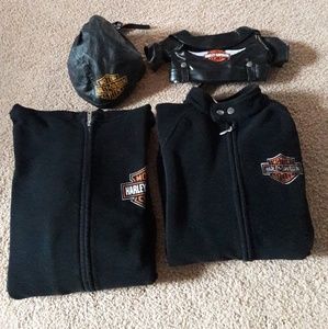 Harley Davidson couple jacket
